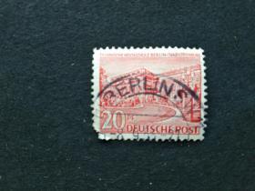 德国邮票（建筑）：1949 German Buildings  德国建筑 1枚