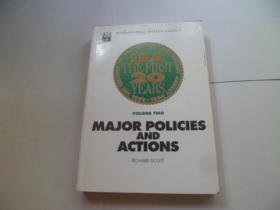 MAJOR POLICIES AND ACTIONS