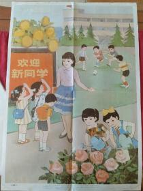 八十年代 小学一年级（上）数学教学挂图1-15全 品好带原包装 很平整 未使用【多件商品运费会增加，先拍下等我修改运费后您再付款】