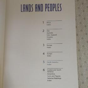 Lands And Peoples 英语原版精装