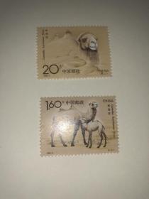 邮票 1993-3 野骆驼 2枚1套