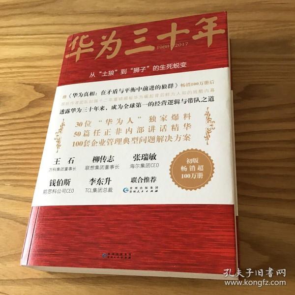 《华为三十年：中国最牛民营企业的生死蜕变》