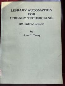 Library automation for library technicians an introduction