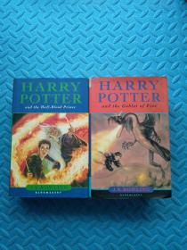 Harry Potter and the Goblet of Fire+Harry Potter and the Half-Blood Prince（哈利波特与火焰杯+混血王子）英文原版，硬精装