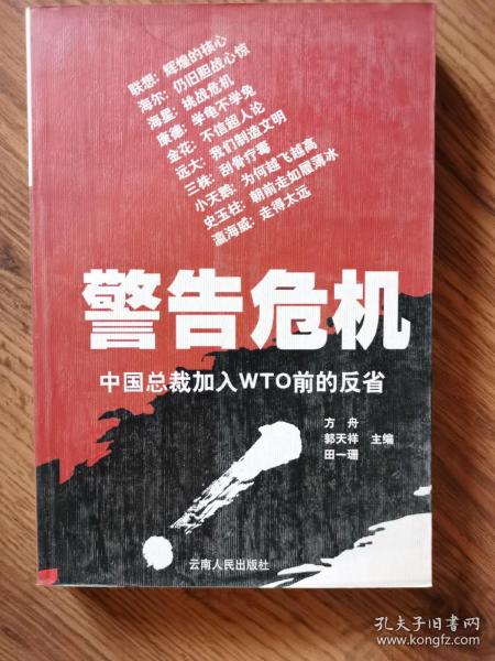 警告危机:中国总裁加入WTO前的反省