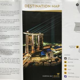 Marina Bay Sands新加坡金沙娱乐城Destination Map导览地图