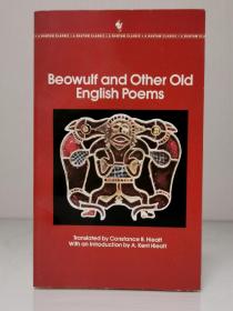 叙事长诗：贝奥武夫 Beowulf and Other Old English Poems    A. Kent Hieatt 译本  (Bantam Classics 1983年版)（诗歌之史诗）英文版