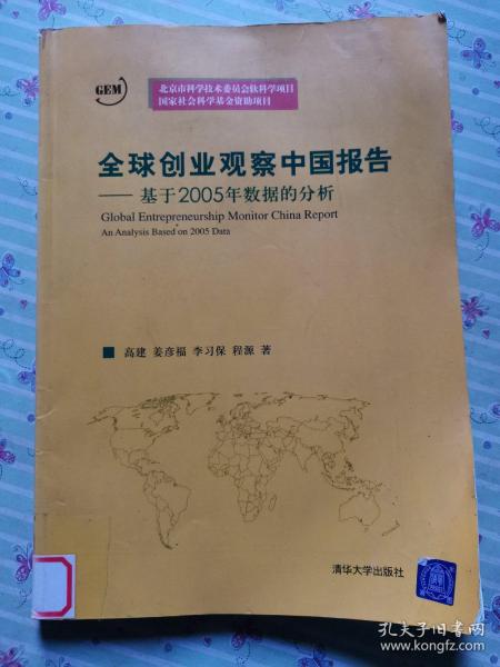 全球创业观察中国报告：基于2005年数据的分析