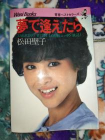 梦で逢えたら Part 1松田圣子传记写真日本女明星美女中古周边收藏