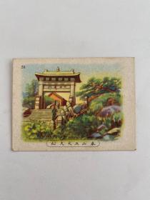 民国烟卡——泰山五大夫松（6.7×5.1cm）