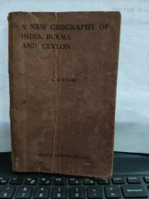 a new geography of India ,Burma and Ceylon 英文原版 民国旧书1948年版1-5