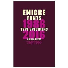 Emigre Fonts: Type Specimens字体标本1986-2016 字体设计原版书籍