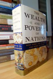 芒格推荐 国富国穷 作者亲笔签名赠书 带哈佛书店书签 The Wealth and Poverty of Nations: Why Some Are So Rich and Some So Poor 精装毛边有书衣