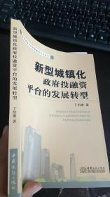 新型城镇化：政府投融资平台的发展转型 丁伯康 / 中国商务出版社