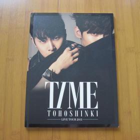 东方神起 TOHOSHINKI LIVE TOUR 2013 TIME 演唱会场刊  日版