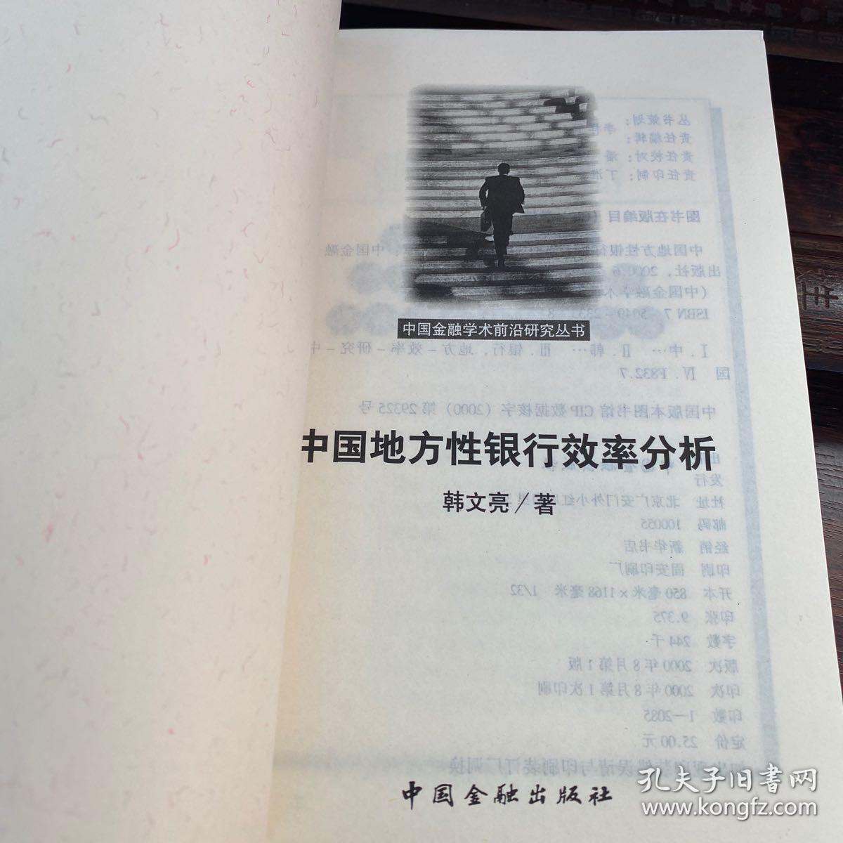 中国地方性银行效率分析