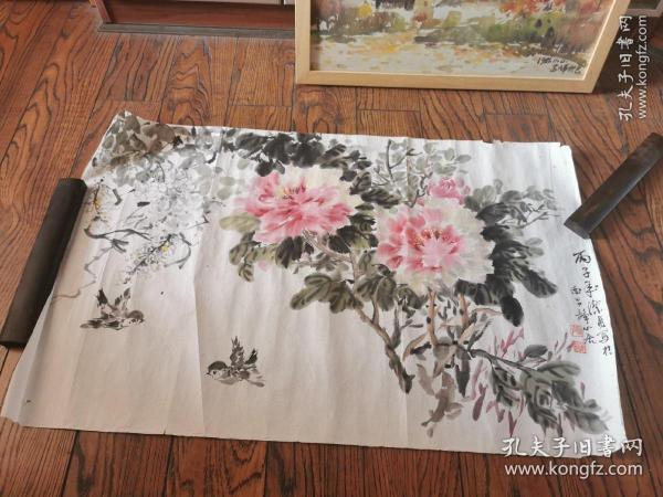 张洁贞—牡丹小鸟