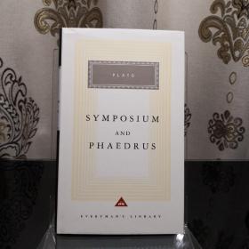 【现货】Symposium and Phaedrus 会饮篇和斐德罗篇 Plato 柏拉图 everyman's library 人人文库 英文原版 布面封皮琐线装订 丝带标记 内页无酸纸可以保存几百年不泛黄