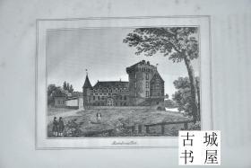 稀缺， 《 巴黎周边地区的历史，城镇，村庄和乡村的描述； 风景如画的景点和自然奇观 》大量图录，约1838年出版