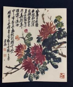 吴昌硕(款)花卉册页