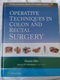 Operative Techniques in Colon and Rectal Surgery 结肠和直肠外科手术技术，（英文原版），（硬精装大16开，正版全新未拆封）