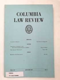 columbia law review vol.117 january 2017