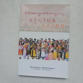 五十六個(gè)民族五十六枝花 （藏漢雙語版） 附彩圖 各民族服飾