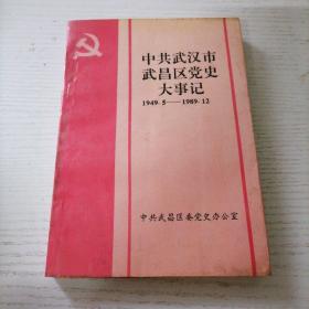 中共武汉市武昌区党史大事记1949.5—1989.12