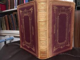 1849 Oliver Goldsmith: A biography  三边刷金 全皮 品佳 17.5*12.5cm