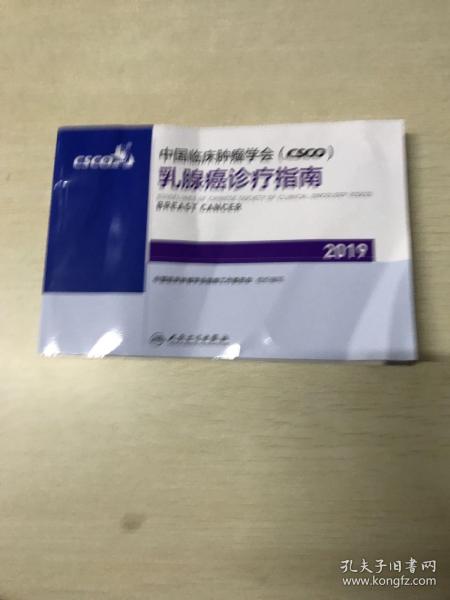 中国临床肿瘤学会(CSCO)乳腺癌诊疗指南2019