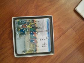 浮世绘风景名画（北斋 广重画）六张卡片（有外盒）日本原产