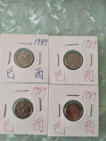 巴西1989年5分4枚