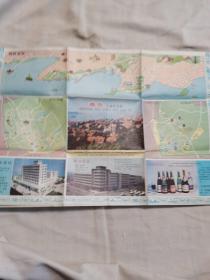 青岛交通游览图（1985）
