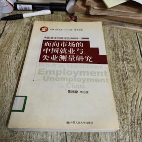 面向市场的中国就业与失业测量研究——中国就业战略报告2005-2006