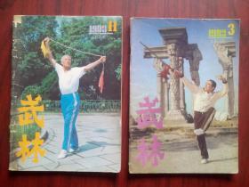 武林 杂志，1983年3，11，共2本，武术，功夫，拳