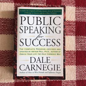 Public Speaking for Success （正版现货）