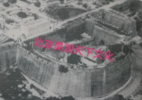 日军占领后的保定城垣一角俯瞰