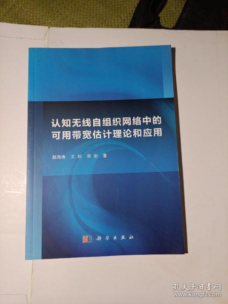 认知无线自组织网络中的可用带宽估计理论和应用