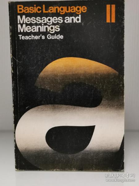 Basic Language：Messages and Meaning II   Tescher's Guide（语言学）英文原版书