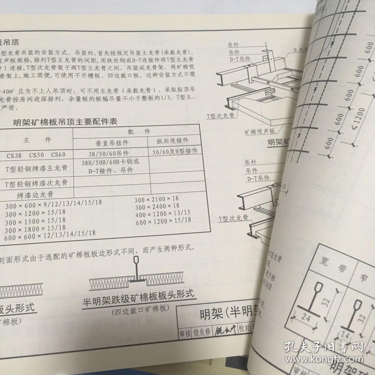 国家建筑标准设计图集（12J502-2·替代 03J502-2）：内装修 室内吊顶