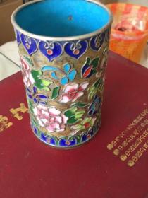 景泰蓝笔筒（6*6*10公分）