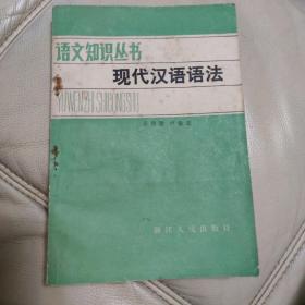 现代汉语语法