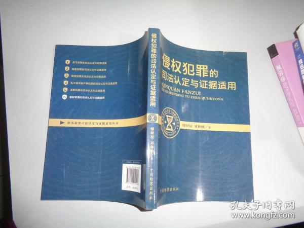 职务犯罪司法认定与证据适用丛书：侵权犯罪的司法认定与证据适用