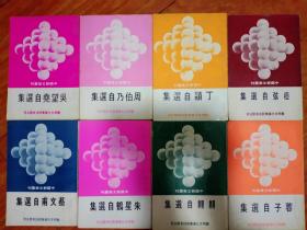 中国新文学丛刊， 亚弦自选集，翱翱自选集，吴望尧自选集，朱星鹤自选集。周伯乃自选集，蓉子自选集，蔡文甫自选集，丁颖自选集【8本合售】