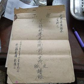 寿山晋江张林迁泉州院前入中所支(脈)谱录～永棚公传裔辑录资料之一(卧人张嘉滨敬辑)内16开9页(非卖品、可复印可拍图)