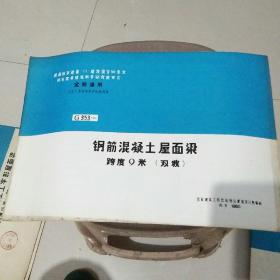 钢筋混凝土屋面梁跨度9米双坡。G353(四)