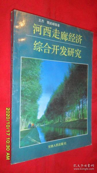 河西走廊经济综合开发研究