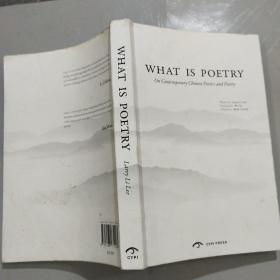 WHAT IS POETRY