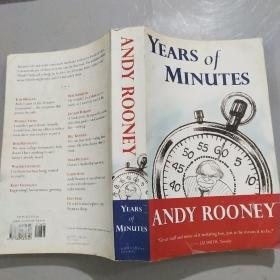 Years of MINUTES/ANDY ROONEY