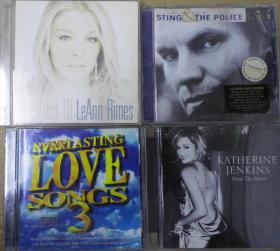 LEANN RIMES KATHERTNE JENKINS STING POLICE LOVE SONGS 3  首版 旧版 港版 原版 绝版 CD